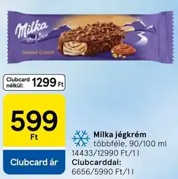 Tesco Milka jégkrém ajánlat