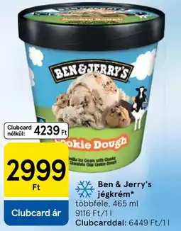 Tesco Ben & Jerry's jégkrém ajánlat