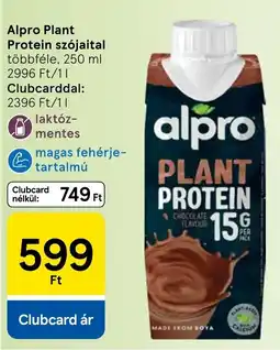 Tesco Alpro Plant Protein szójaital ajánlat