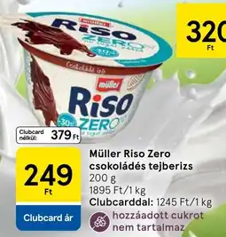 Tesco Müller Riso Zero csokoládés tejberizs ajánlat