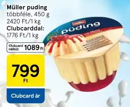 Tesco Müller puding ajánlat