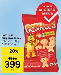 Tesco Pom-Bär burgonyasnack ajánlat