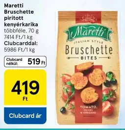 Tesco Maretti Bruschette pirított kenyérkarika ajánlat