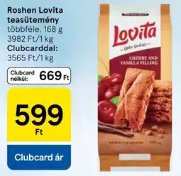 Tesco Roshen Lovita teasütemény ajánlat