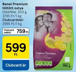 Tesco Benei Premium töltött ostya ajánlat