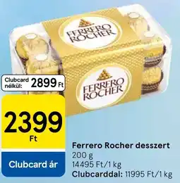 Tesco Ferrero Rocher desszert ajánlat
