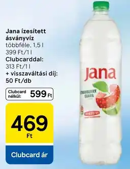 Tesco Jana ízesített ásványvíz ajánlat