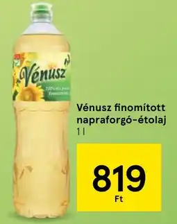 Tesco Vénusz finomított napraforgó-étolaj ajánlat