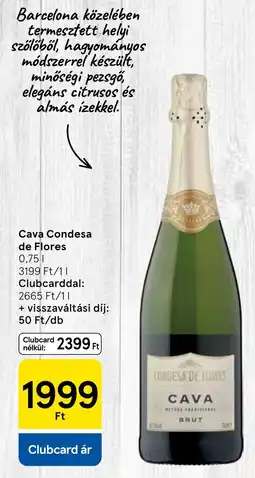 Tesco Cava Condesa de Flores ajánlat