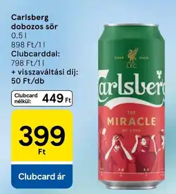 Tesco Carlsberg dobozos sör ajánlat