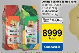 Tesco Omnia Fusion szemes kávé ajánlat