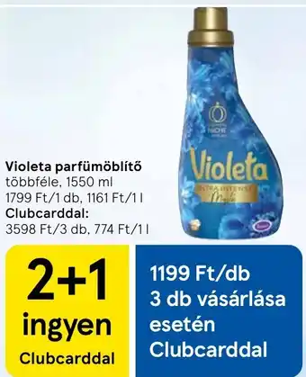 Tesco Violeta parfümöblítő ajánlat