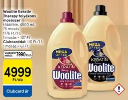 Tesco Woolite Keratin Therapy folyékony mosószer ajánlat