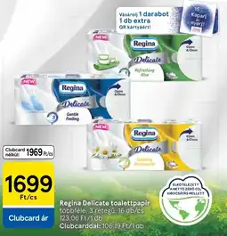 Tesco Regina Delicate toalettpapír ajánlat