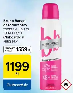 Tesco Bruno Banani dezodorspray ajánlat