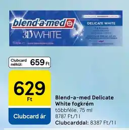 Tesco Blend-a-med Delicate White fogkrém ajánlat
