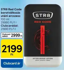 Tesco STR8 Red Code borotválkozás utáni arcszesz ajánlat