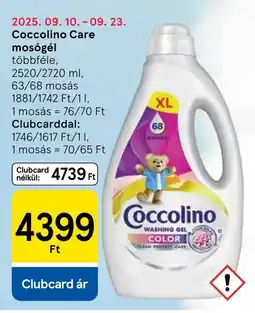 Tesco Coccolino Care mosógél ajánlat