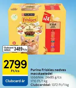 Tesco Purina Friskies nedves macskaeledel ajánlat