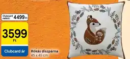Tesco Rókás díszpárna ajánlat