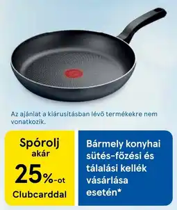 Tesco Bármely konyhai sütés-főzési és tálalási kellék vásárlása esetén ajánlat