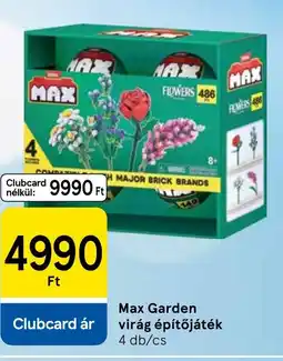Tesco Max Garden virág építőjáték ajánlat