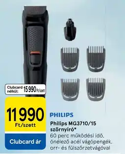 Tesco Philips MG3710/15 szőrnyíró ajánlat