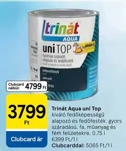 Tesco Trinát Aqua uni Top ajánlat