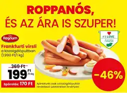 Spar Regnum Frankfurti virsli ajánlat