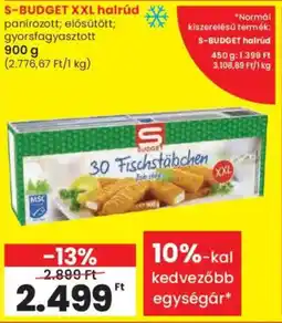 Spar S-BUDGET XXL halrúd ajánlat