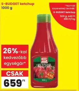 Spar S-BUDGET ketchup ajánlat