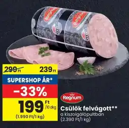 Spar Regnum Csülök felvágott ajánlat