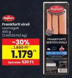 Spar Regnum Frankfurti virsli ajánlat