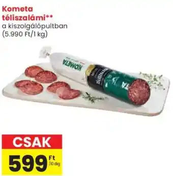 Spar Kometa téliszalámi ajánlat