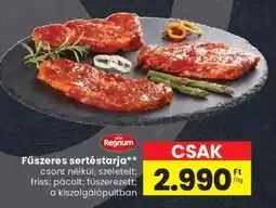 Spar Regnum Fűszeres sertéstarja ajánlat