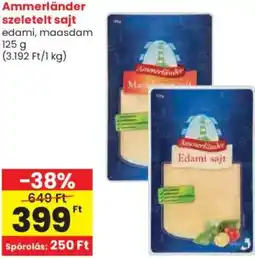 Spar Ammerländer szeletelt sajt ajánlat