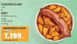 Spar KÖRET steakburgonya ajánlat