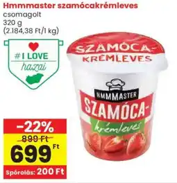 Spar Hmmmaster szamócakrémleves ajánlat