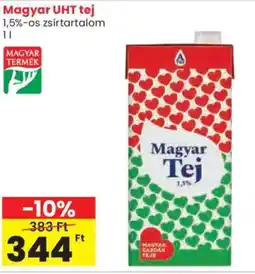 Spar Magyar UHT tej ajánlat