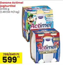 Spar Danone Actimel joghurtital ajánlat