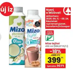 Spar Mizo tejital ajánlat