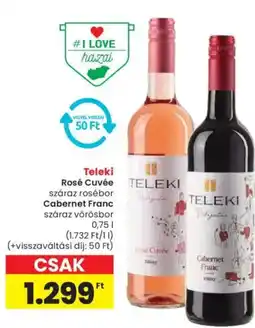 Spar Teleki Rosé Cuvée, Cabernet Franc ajánlat