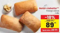 Spar Natúr ciabatta ajánlat