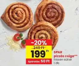 Spar SPAR pizzás csiga ajánlat