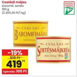 Spar Családi májas ajánlat