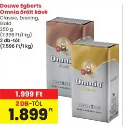 Spar Douwe Egberts Omnia őrölt kávé ajánlat
