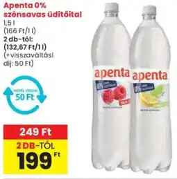Spar Apenta 0% szénsavas üdítőital ajánlat