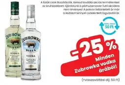 Spar Zubrowka vodka ajánlat