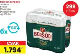 Spar Borsodi sörpack ajánlat