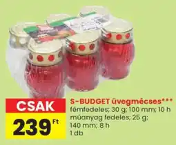 Spar S-BUDGET üvegmécses ajánlat